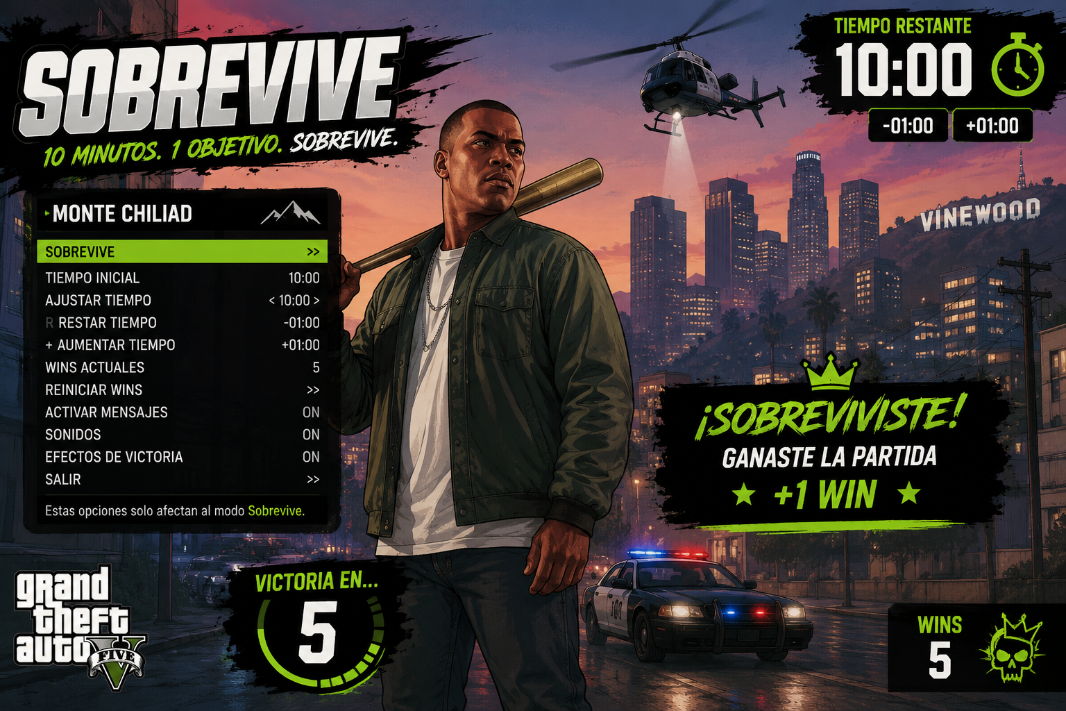Nuevo modo: GTA - Sobrevive